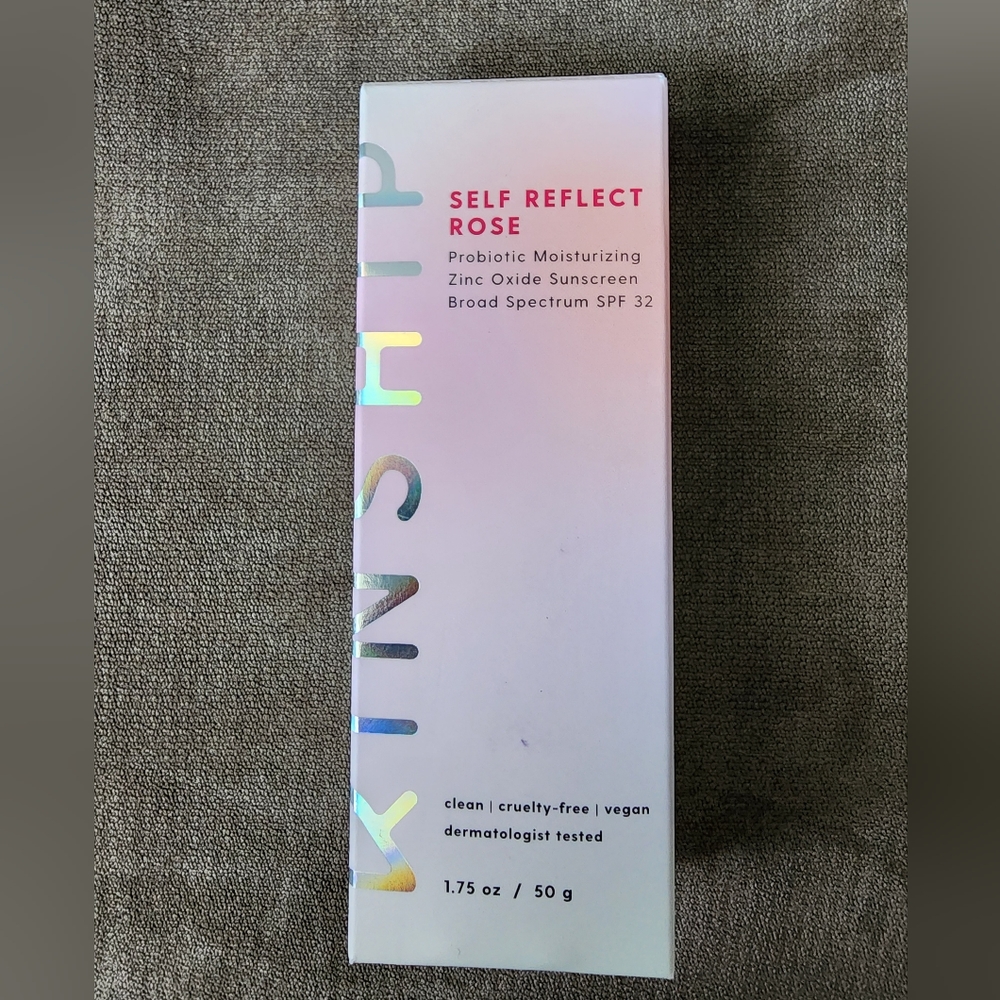 KinshipSelf Reflect Rose Probiotic Moisturizing Sunscreen Zinc Oxide SPF 32